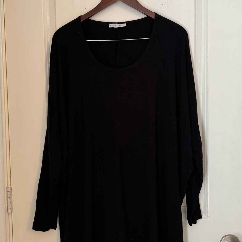 Bryn Walker Black Tunic Top